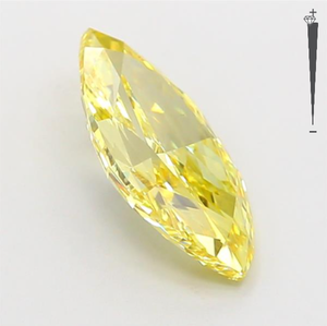 VS2 1.66ct เพชรสังเคราะห์สีเหลืองลูกแพร์ตัดสำหรับห้องแล็บเพชรพลอย Aniva Jewels Loose CVD HPHT Diamante - Product Image 4