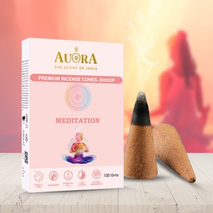 Conos de incienso de jazmín Premium personalizados, conos de dhoop indios naturales para rituales religiosos de larga duración, más de 100 aromas, precio de fábrica - Product Image 4