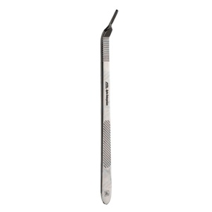 Manche de scalpel long, porte-lame de scalpel pour chirurgie dentaire, manche de scalpel long de 21 cm, manche de scalpel angulaire, lame tranchante, instrument médical - Product Image 1
