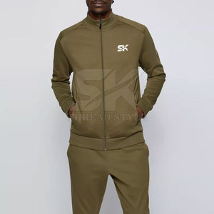 Nueva moda de invierno para hombre, chándal informal de 2 piezas para hombre, chándal de lana de algodón para hombre de alta calidad - Product Image 2