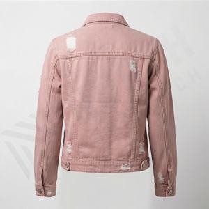 Offre Spéciale Veste en Jean pour Femme Classique Boutons Devant Col Revers Manches Longues Couleur Personnalisée Mode Casual Tendance - Product Image 2