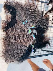 Directement de l'Inde 100% Extensions de cheveux indiens naturels vierges Styles de vague lâches pour les commandes en gros Meilleur vendeur - Product Image 4