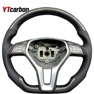 Volant sport en fibre de carbone YTcarbon pour modification personnalisée des modèles GLE <span class=keywords><strong>GLK</strong></span> W204 W176 C200 C180 E300 GLB CLA35 AMG - Product Image 3