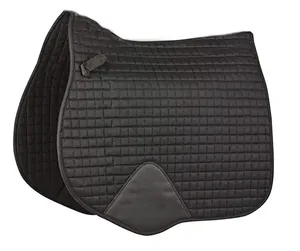 Tapis de selle de cheval en satin de mousse respirante sur mesure de qualité pour une utilisation équestre avec rembourrage doux - Product Image 1