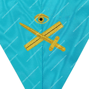 ปลอกคอเจ้าหน้าที่ Masonic REGALIA ของผู้เชี่ยวชาญในพิธีกรรมฝรั่งเศส - Product Image 2