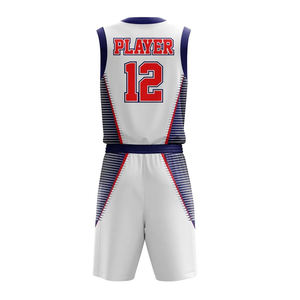 Nouvelles tenues de basketball pour adultes, design tendance, respirantes, imprimées, séchage rapide, ensemble de maillots de basketball sublimés, très demandées - Product Image 6