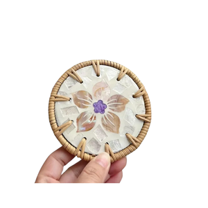 NATURAL SEAGRASS <b>PLACEMATS</b> <b>RATTAN</b> WOVEN PLATE CHARGERS ROUND TABLE MATS FOR WEDDING PARTY AND RUSTIC DECOR - Product Image 5