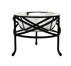 Superior Quality Stainless Steel <b>Dog</b> <b>Bowl</b> Admirable Design Round Shape Food Serving <b>Dog</b> <b>Bowl</b> With <b>Stand</b> In India - Product Image 3