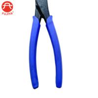 Alicates de Corte Diagonal FUJIYA de Grado Industrial, Herramientas Manuales Métricas OEM, Tijeras para Barras de Acero, Alicates con Mango de Agarre Suave y Mandíbula Biselada