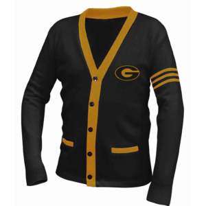 Ropa de hermandad bordada Alpha | Kapa | Alpha AKA Chaqueta con capucha negra Parafernalia griega - Product Image 1