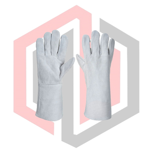 Gants de soudage en fibre de carbone para-aramide de haute qualité, ignifuges, résistants à la chaleur, épaisseur 7 mm, sans poudre, gants de sécurité - Product Image 1