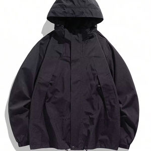 Chaquetas de hombre fáciles de llevar, altas exigencias, precio al por mayor, chaquetas de hombre de marca personalizada, la mejor chaqueta cortavientos de fabricación para hombre - Product Image 1