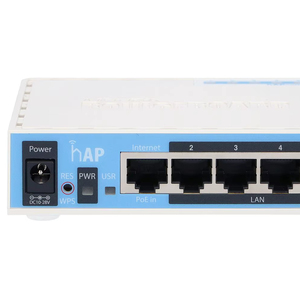 Routeur WiFi MikroTik hAP, RB951Ui-2nD, 2,4 GHz, 5x RJ45 100 Mb/s - Product Image 1
