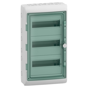Per SCHNEIDER ELECTRIC 13985 Kaedra - Contenitore Modulare per Dispositivi 3 x 12 Moduli con 1+1 Morsettiere - Product Image 1