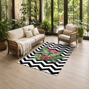<b>RUGS</b> DEPOT LXDP-0803 Wholesale <b>Charcoal</b> <b>Grey</b> Traditional Anatolian Digital Printed Machine Washable Chenille Area <b>Rug</b> Non Slip - Product Image 6