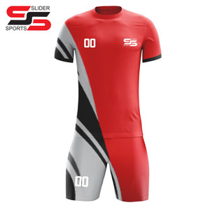 Uniforme de Fútbol Personalizado para Hombre, Transpirable, de Secado Rápido, para Entrenamiento, Deportes de Equipo, 2 Piezas, Verano - Product Image 3