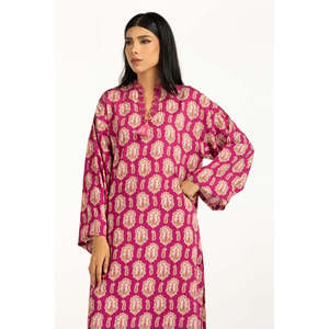 Conjunto Casual IPST-55023 de Tela Crepé Estampada de Viscosa con Mangas Tres Cuartos para Primavera/Verano - Product Image 5