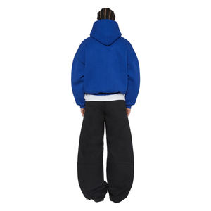 Streetwear personnalisé 100% coton à capuche haute qualité poids lourd 450 500 600 Gsm surdimensionné recadrée pull boxy fit à capuche hommes - Product Image 4