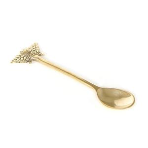 Cuillère à café de luxe Octopus avec design martelé pour restaurant et hôtel Cuillère à couverts en laiton personnalisée pour vente en gros - Product Image 2