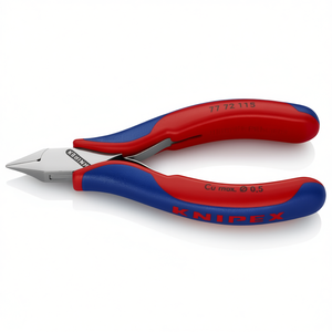 Alicates de corte diagonal Knipex Electronics Mini-Head con mango pulido a espejo y empuñaduras multicomponentes, tipo punzón - Product Image 2