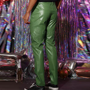 Pantalones para hombre superventas MOQ bajo pantalones de cuero invierno recién llegado pantalones de cuero impermeables para hombre - Product Image 2