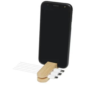 Organisateur de câbles en bambou Edulis écologique pour gérer les accessoires et gadgets - Product Image 1