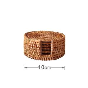Posavasos de ratán, Mantel Individual de ratán, vajilla de bambú, posavasos al por mayor, posavasos de mimbre ecológico Natural, ratán de Vietnam - Product Image 2