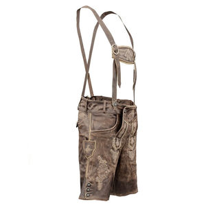 2025 Diseño personalizado Bavarian Lederhosen Color sólido Pantalones cortos para hombres Pantalones cortos para mujeres Mejor servicio OEM al por mayor Proveedor internacional - Product Image 3