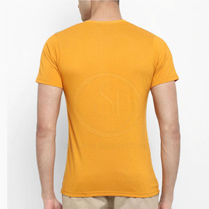 T-shirts pour hommes de haute qualité fabriqués au Pakistan à séchage rapide en coton tricoté/fibre de bambou Design unique Nouveau style Meilleure vente - Product Image 3