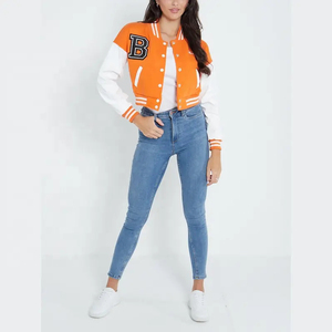 Venta al por mayor en blanco bombardero chaqueta universitaria hombres Letterman Varsity chaqueta hombres Varsity chaqueta Letterman béisbol americano - Product Image 6