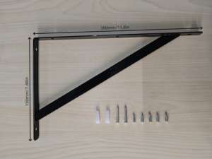 Soporte Triangular Metálico de Acero Personalizado ODM para Reparación de Muebles de Oficina, Hogar y Sala de Estar, 25*4*15cm - Product Image 4