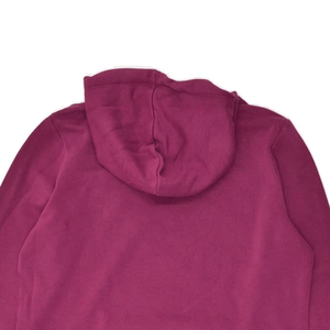 Sudadera con capucha informal rosa fuerte para mujer, ropa de calle con estampado de lana de algodón transpirable con logotipo frontal para invierno - Product Image 6