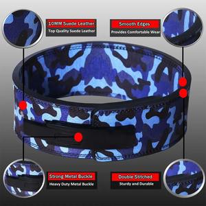 Cinturón de levantamiento de pesas personalizado 2025, envolturas de protección de cintura de nailon para levantamiento de pesas, ejercicio físico, cinturón de levantamiento de potencia ajustable - Product Image 2