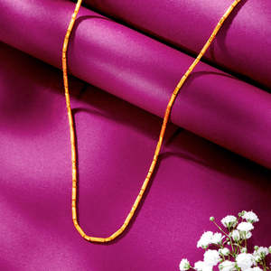 Collier chaîne à maillons en or rose, perles et diamants pour mariage, fiançailles, cadeau - Product Image 1