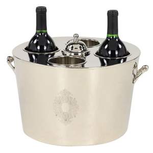 Cubo Enfriador de Vino de Acero Inoxidable para 2 Botellas, para Suministros de Bar, Artesanías, a Prueba de Fugas, Calidad Premium - Product Image 6