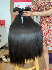 Meilleure Qualité Os Droite Armure Cheveux Naturel Trame Cheveux Bundles En Gros Prix Usine De NAH Cheveux Vietnam - Product Image 3