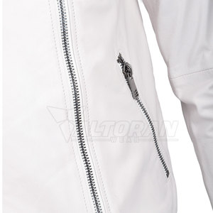 Chaqueta de Cuero para Hombre, Corte Clásico, Estilo Casual de Negocios - Product Image 4