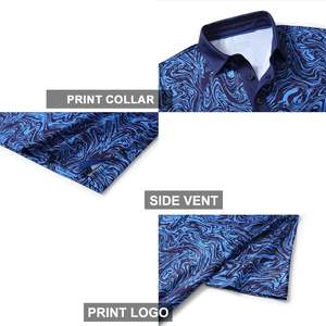 Polos informales de alta calidad OEM a precio de fábrica para hombre, Polo bordado transpirable de secado rápido a granel para Polo personalizado - Product Image 4