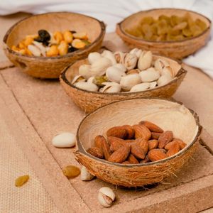 Cuencos Ovalados de Cáscara de Coco Cruda |   Tazón de Comedor Hecho a Mano Natural |   Vajilla Sostenible al por Mayor - Product Image 5