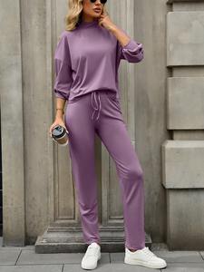 Ensemble de survêtement décontracté pour femme, vêtements de sport, streetwear, pour l'entraînement, le fitness, le confort - Product Image 5