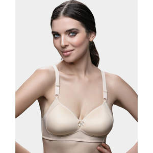 Bralette Minimizador Sin Varillas, Delgado y Cómodo, con Relleno, Cierre Frontal, Encaje, Estilo Simple, Diseño Transpirable, Multicolor - Product Image 3