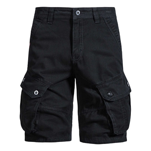 Servicio OEM Ropa de hombre Tallas grandes Casual Cargo Pantalones cortos Pantalones Diseño personalizado Color sólido Elegante Verano Cargo Pantalones cortos Pantalones - Product Image 1