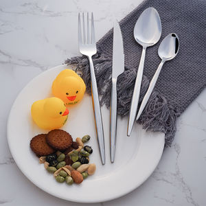 Juego Exclusivo de Cucharas y Cuchillos de Metal, Cubiertos de Acero Inoxidable con Espejo, de Diseño Increíble, De La India, 2k25, 4 Unidades - Product Image 6