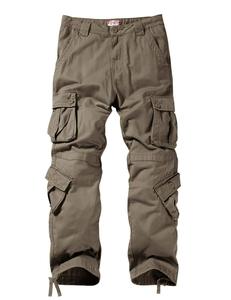 Men's Lightweight High Cotton Canvas Ripstop <b>Cargo</b> <b>Work</b> <b>Pants</b> Big Tall Construction Utility Safety Embroidered High Drawstring - Product Image 1