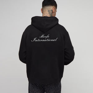 Mens Black Pullover Hoodie Plain Sweatshirt Soft Cotton Fleece Hooded <b>Jumper</b> Streetwear Casual Comfy <b>Warm</b> Winter Wear Hoodies - Product Image 2