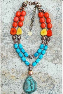 New Fashion Accessories Handmade Luxurious <b>Resin</b> Necklace for Engagement Wear Use <b>Resin</b> Custom Latest Party Charm - Product Image 4