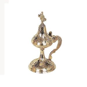 Quemador de incienso de latón en estilo vintage Utilidades religiosas Diseño europeo Incensario Quemador de incienso decorado para el hogar y el jardín - Product Image 6