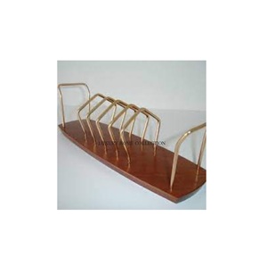 Luxury high grade stainless steel metal toast racks with smooth edges and an aesthetic appeal for elegant breakfast service - Product Image 1