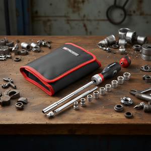 Juego de Destornilladores Multibit Facom Protwist 3 en 1 con Trinquete para Tuercas Dobles y Vasos de 1/4'' - Product Image 3