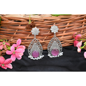 NOUVELLE ARRIVÉE Boucles d'oreilles créoles en laiton imitation argent, artisanales, pour filles et femmes - Product Image 1